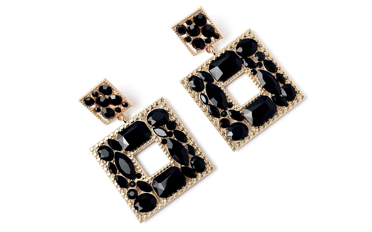 Large Square Earrings