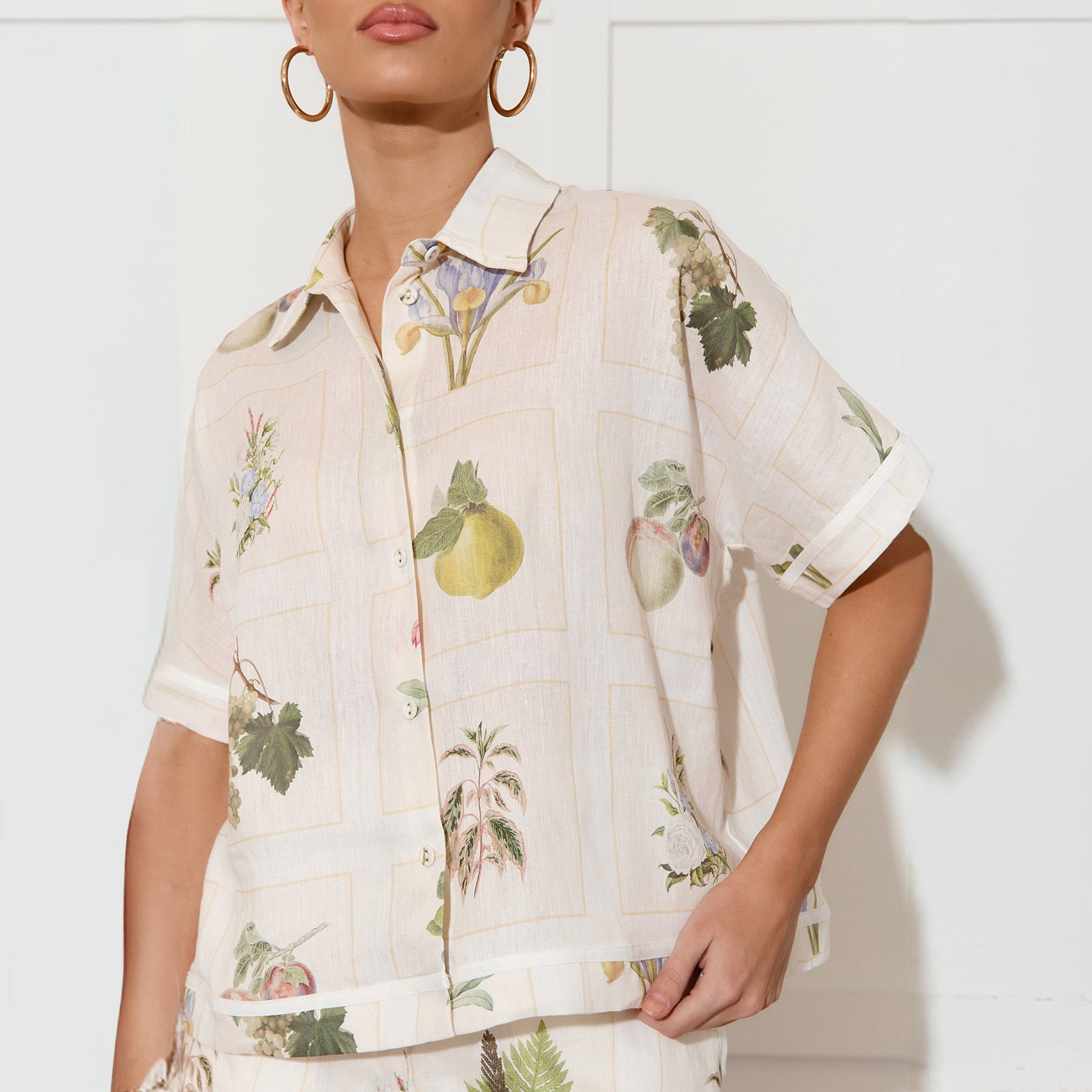 Millie Botanical Belle Short Sleeve Shirt