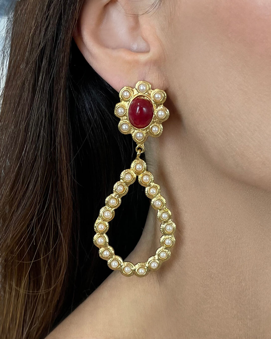 Arabella Stone Drop Earrings