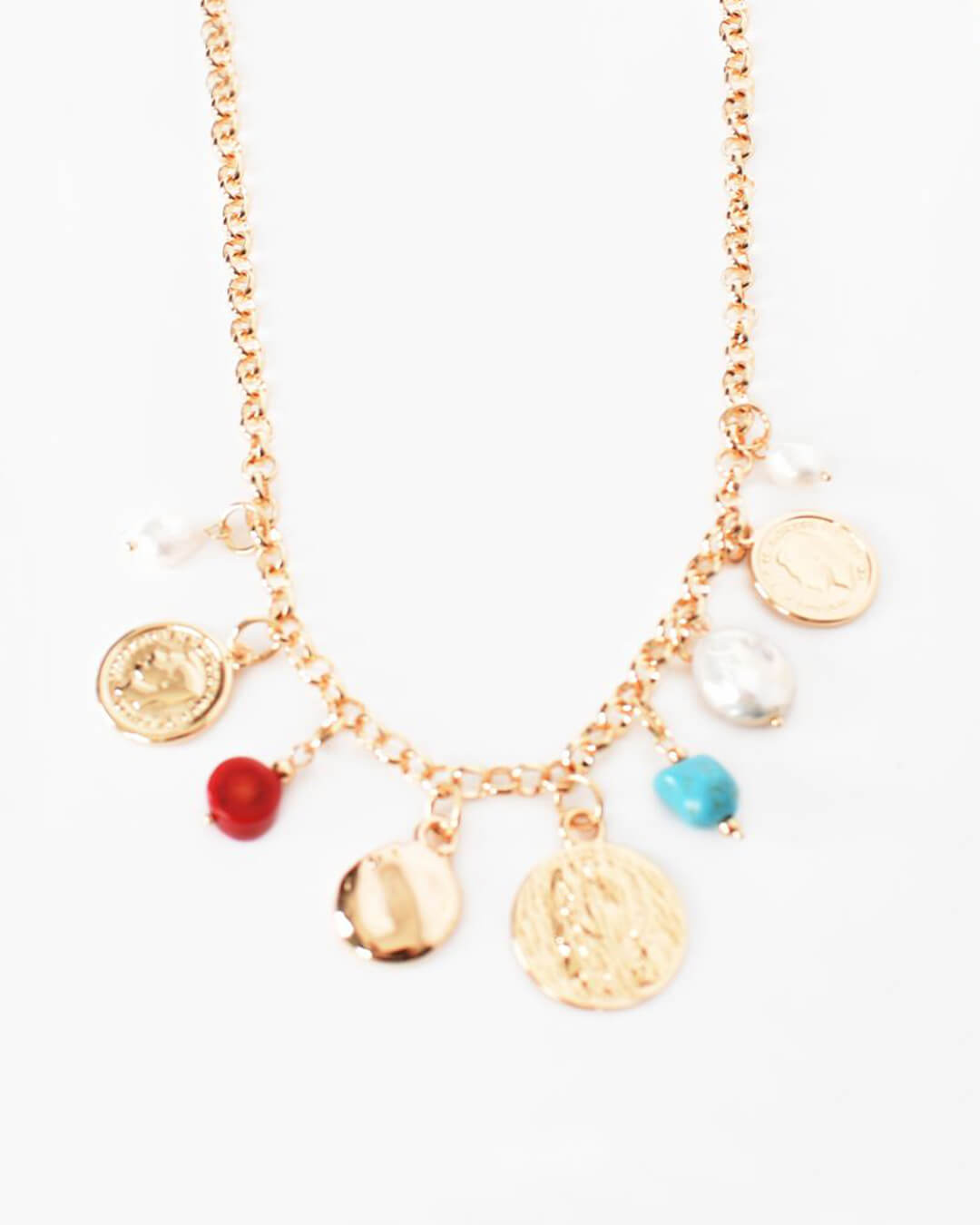 Charming Mixed Gold Necklace