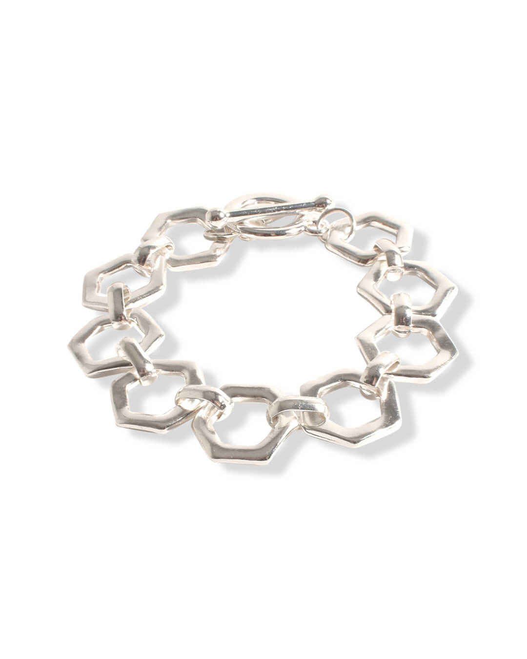 Chunky Geo Shapes Chain Bracelet