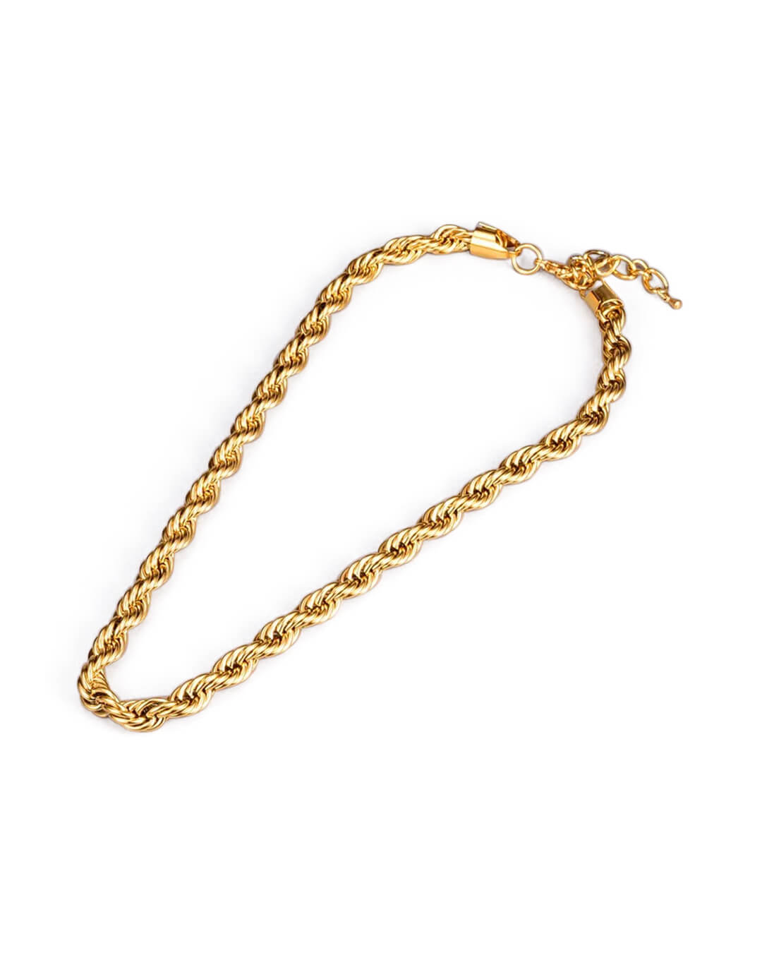 Chunky Twisted Gold Chain Necklace