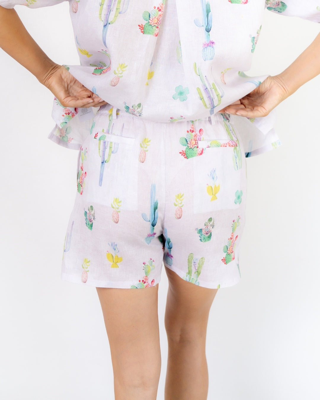 Desert Flora Tailored Shorts