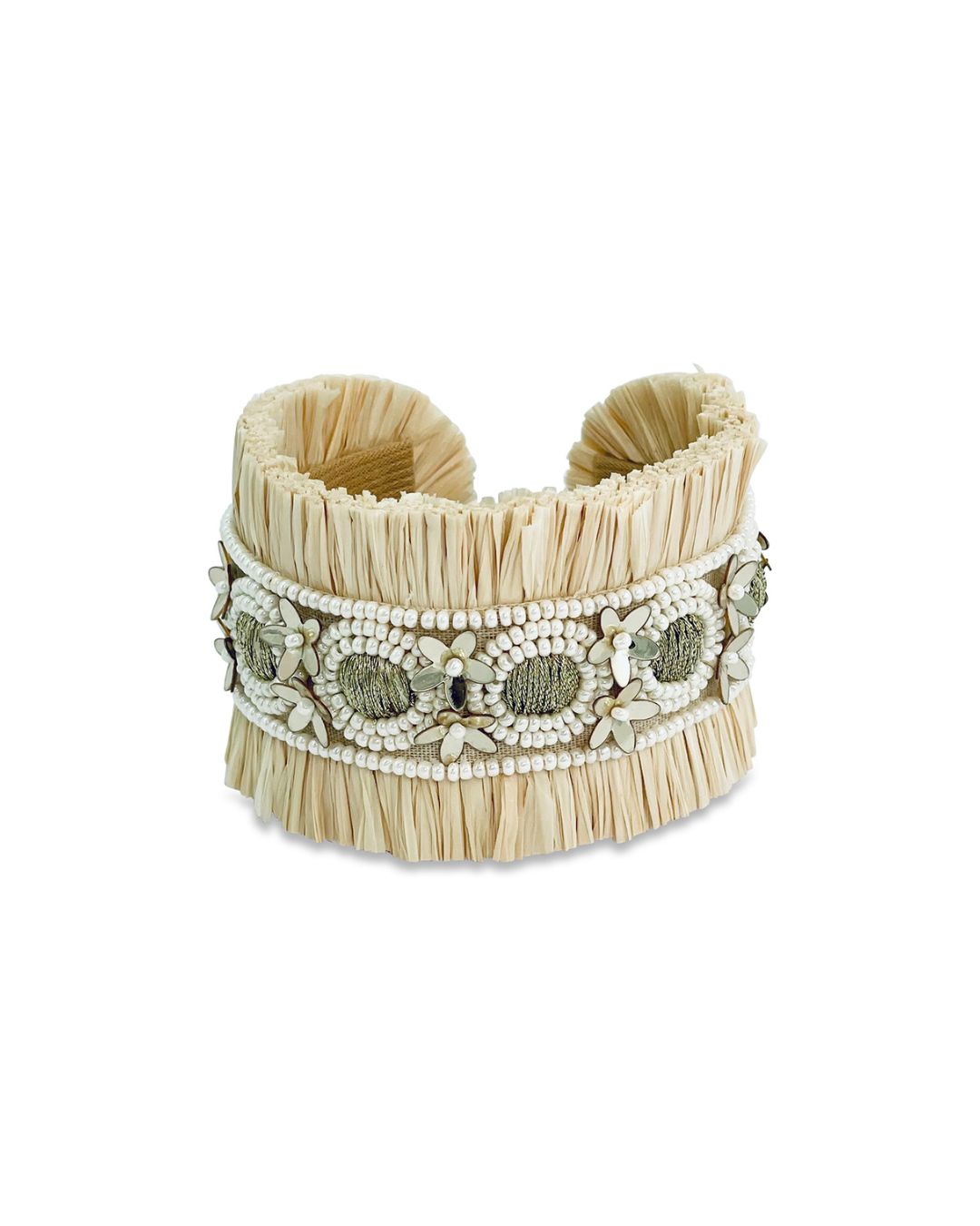 Jayne Raffia Cuff