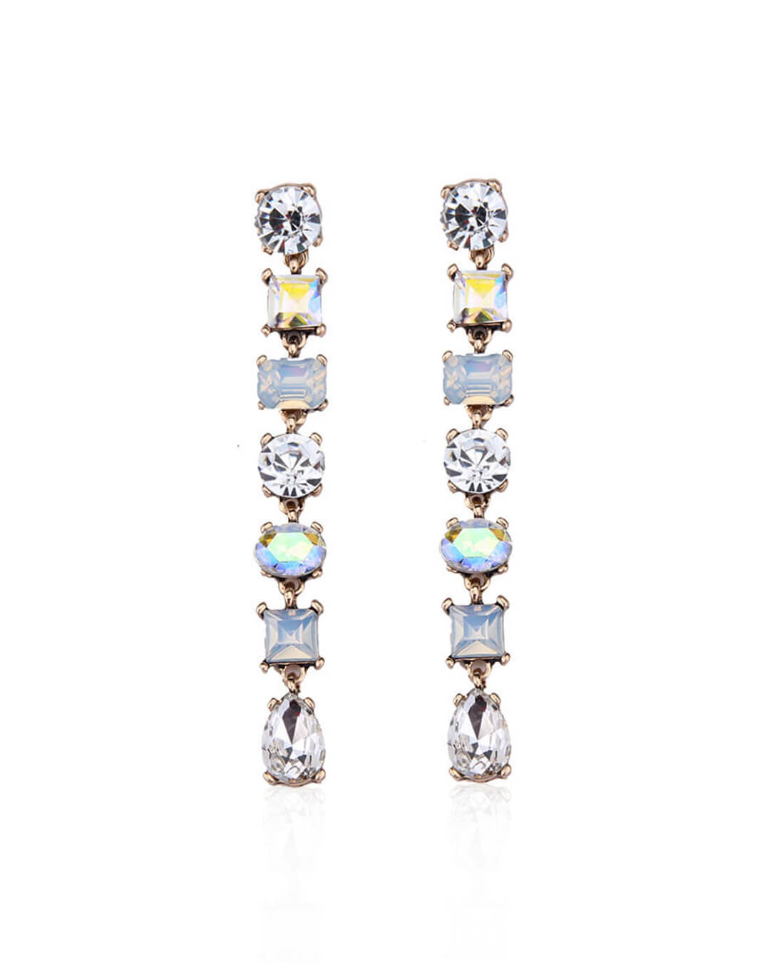 Kelly Crystal Drop Earrings