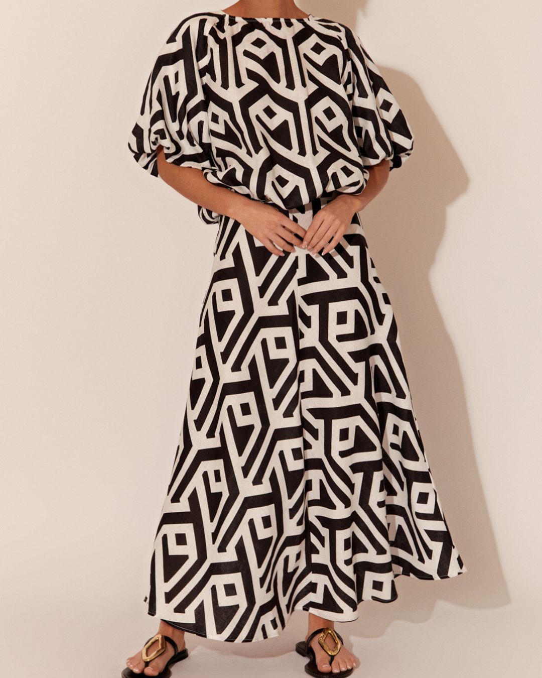 Lena Geometric Skirt
