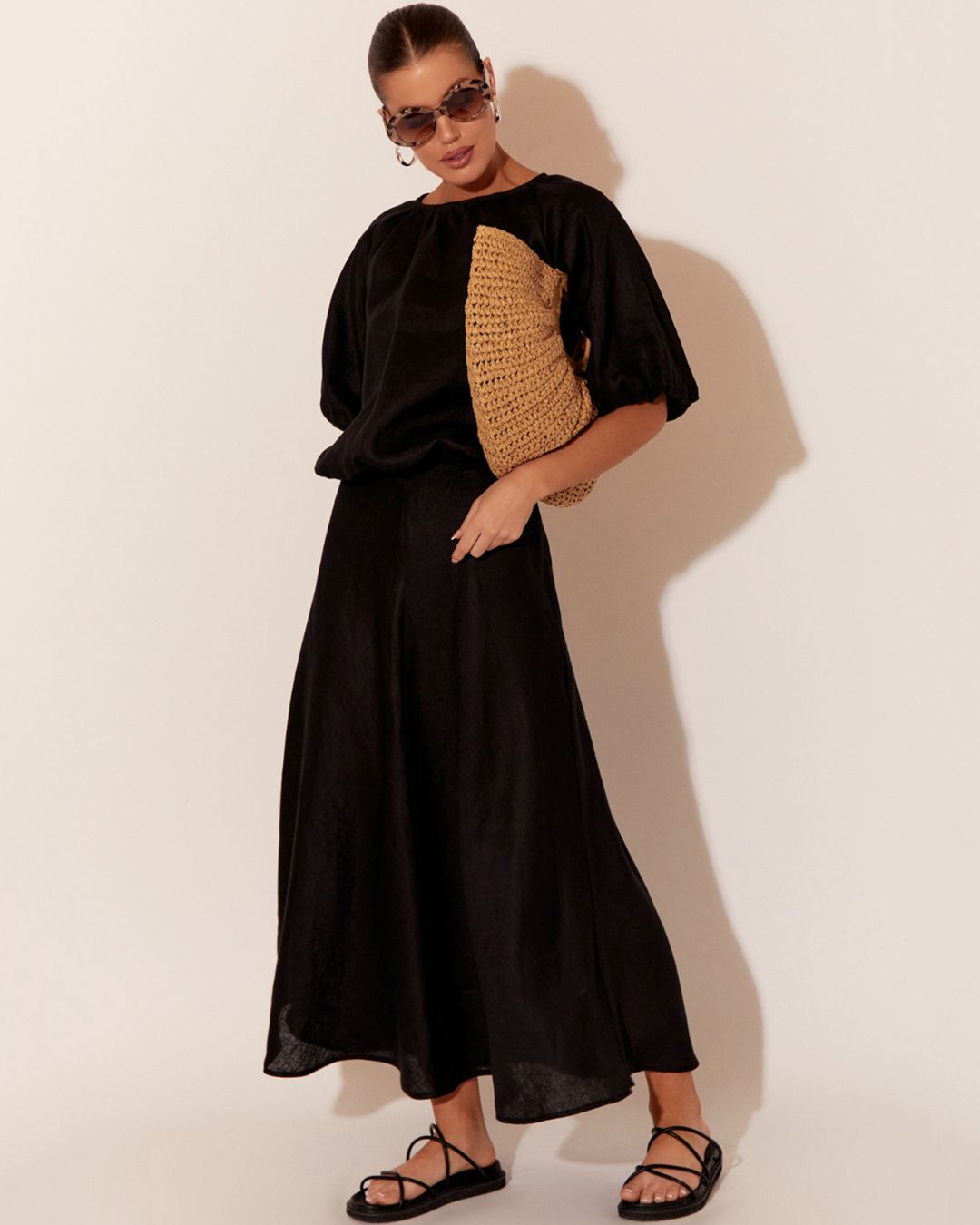 Lena Linen Skirt