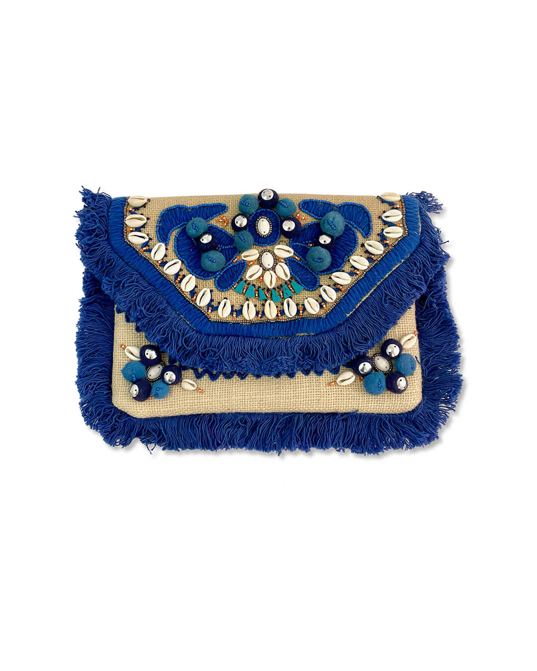 Mexicola Fringe Clutch