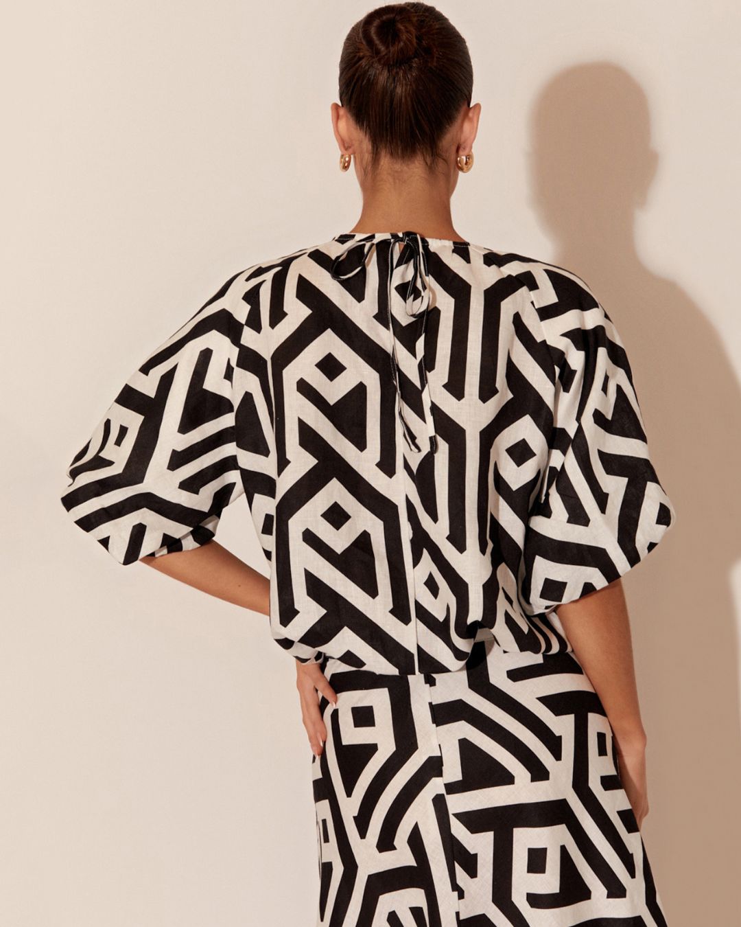 Micah Geometric Top