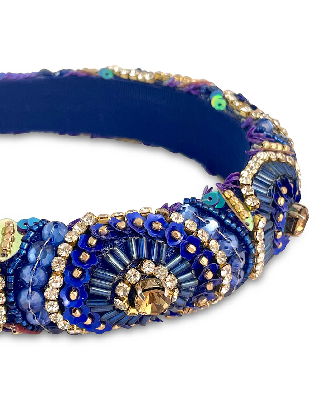 Miranda Mixed Bead Sequin Headband