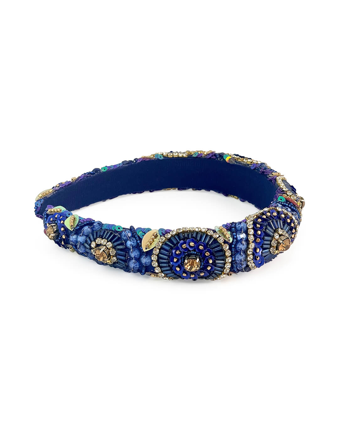 Miranda Mixed Bead Sequin Headband