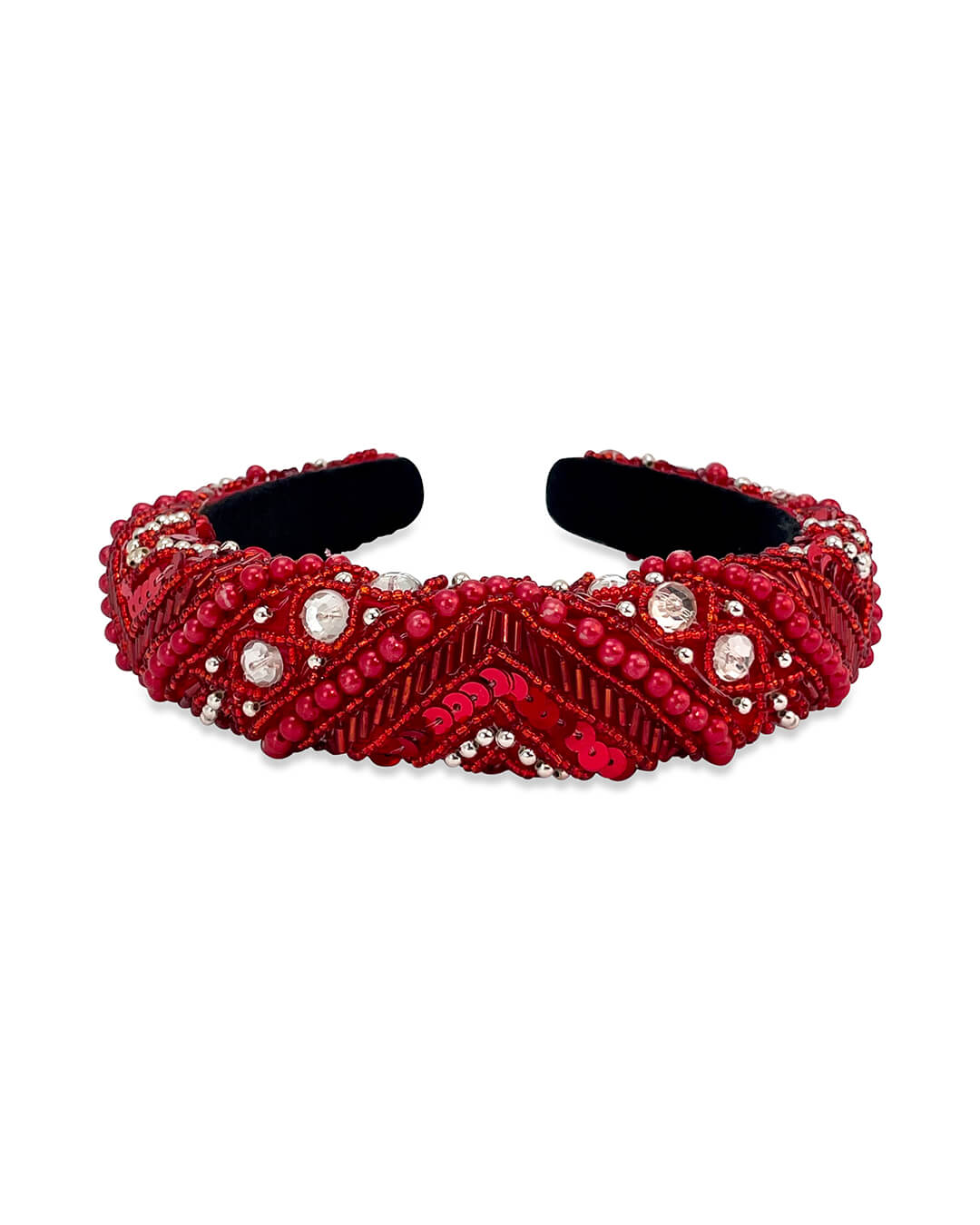 Mixed Bead Sequin Headband
