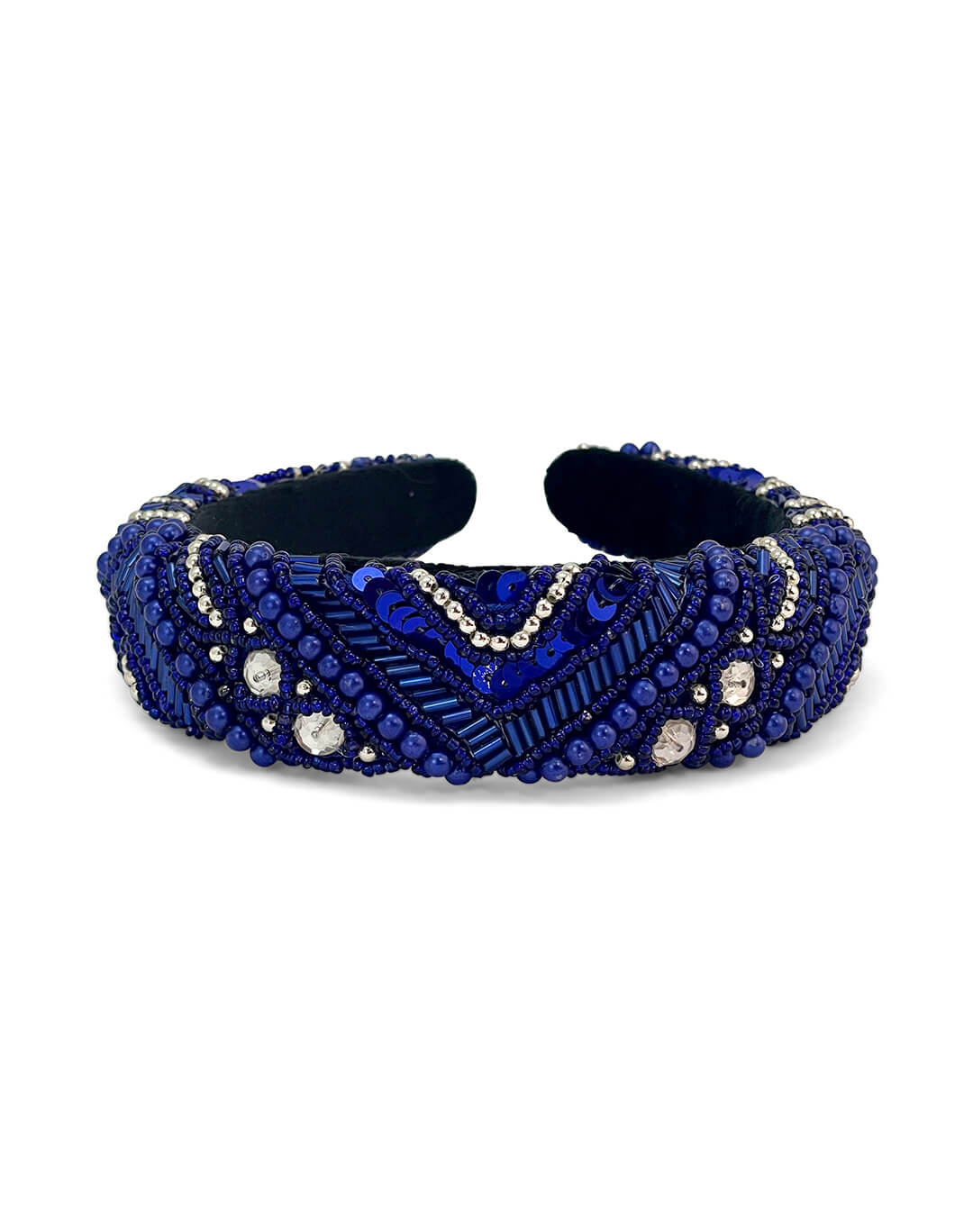 Mixed Bead Sequin Headband