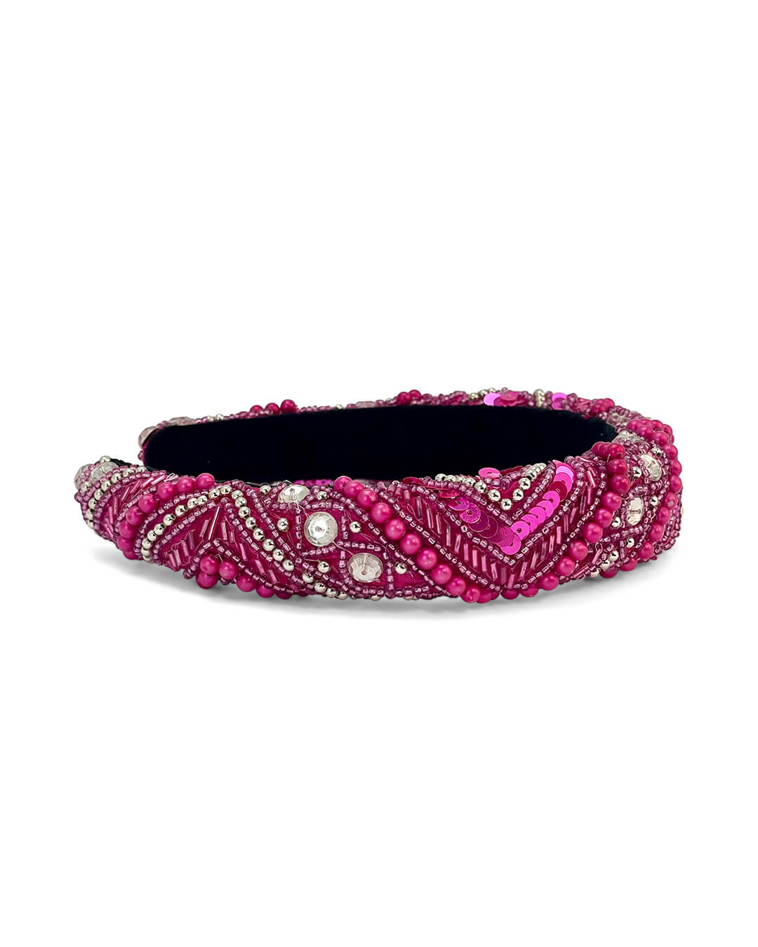 Mixed Bead Sequin Headband