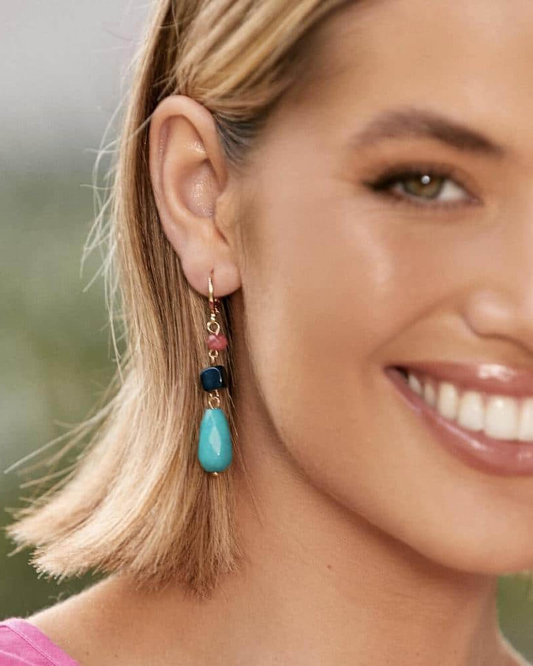 Multi Drop French Hook Earrings