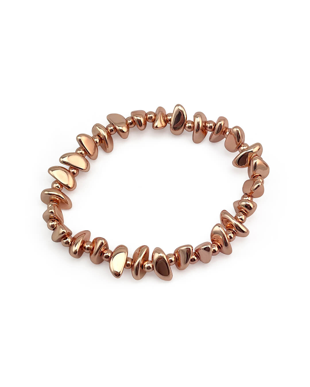 Pebble Metallic Stretch Bracelet