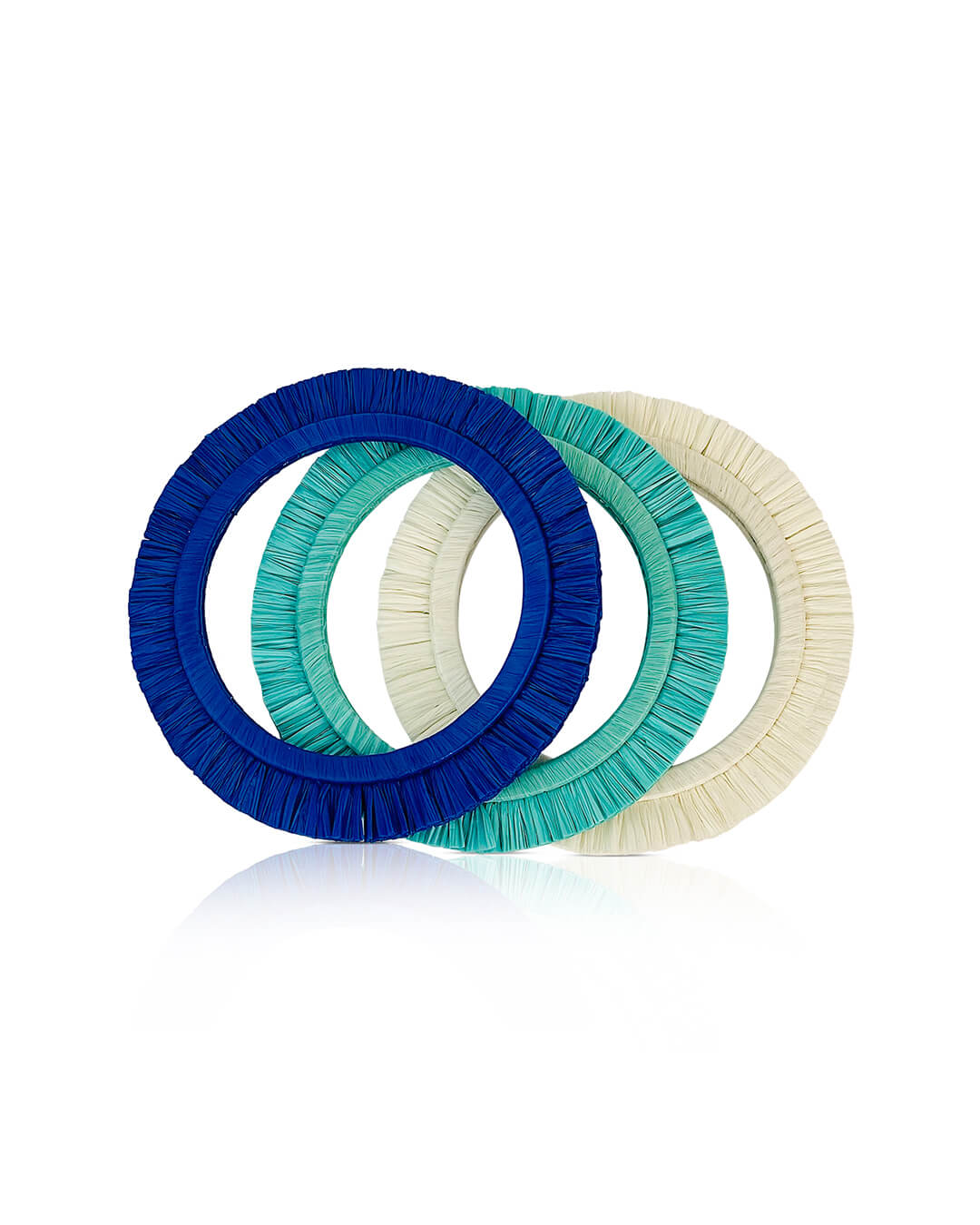 Santorini Raffia Bangles