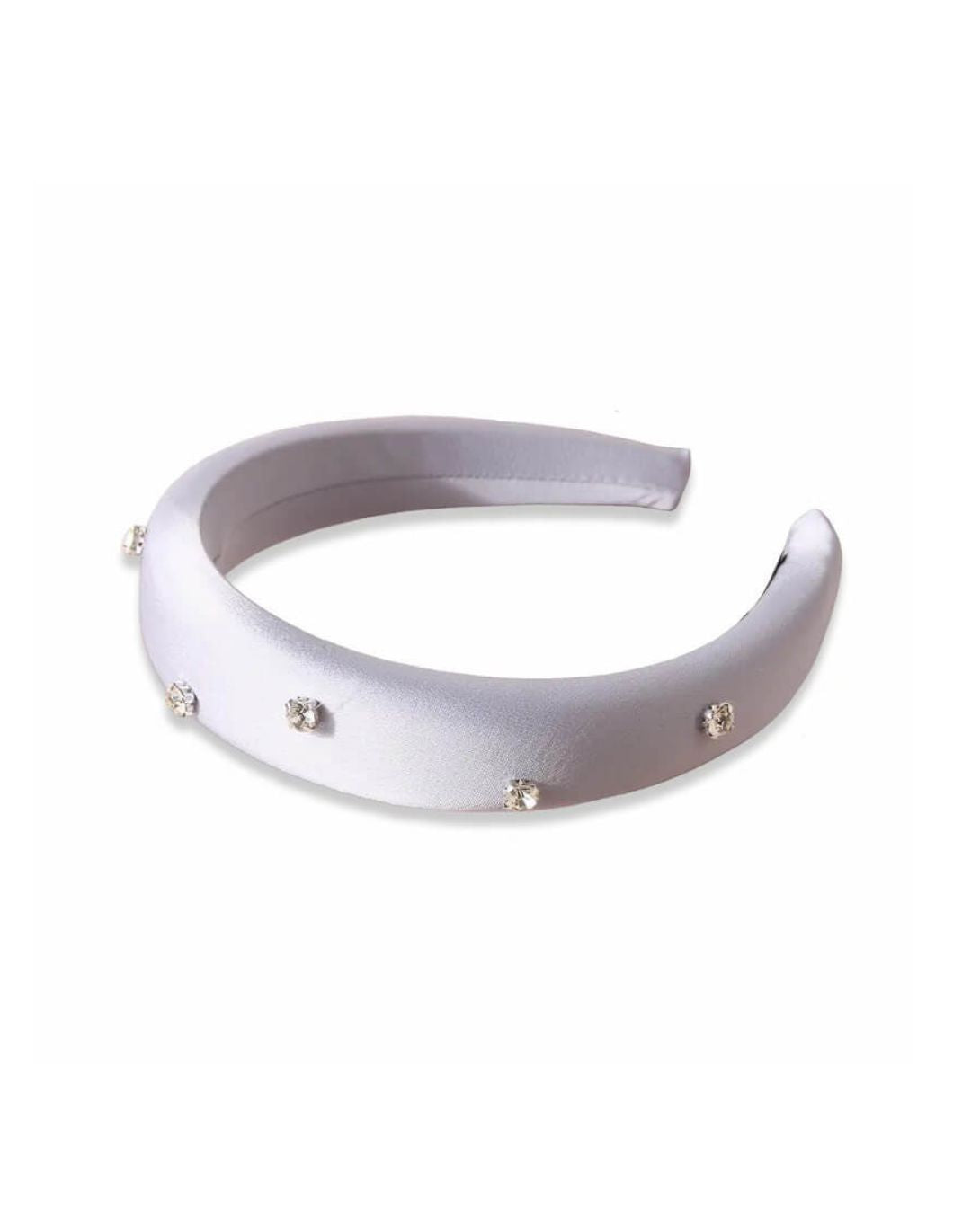Elegant Satin Diamante Headband