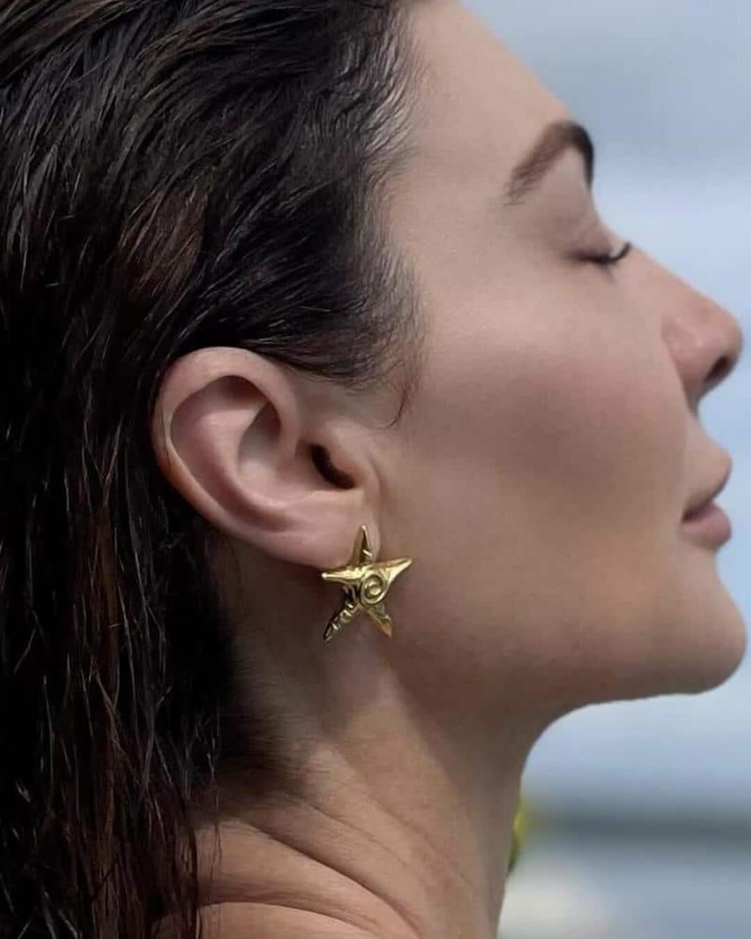 Soleil Star Stud Earrings