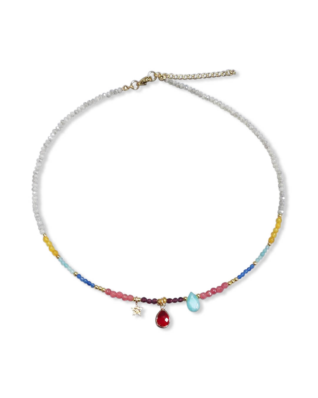 Star Charm Bead Necklace