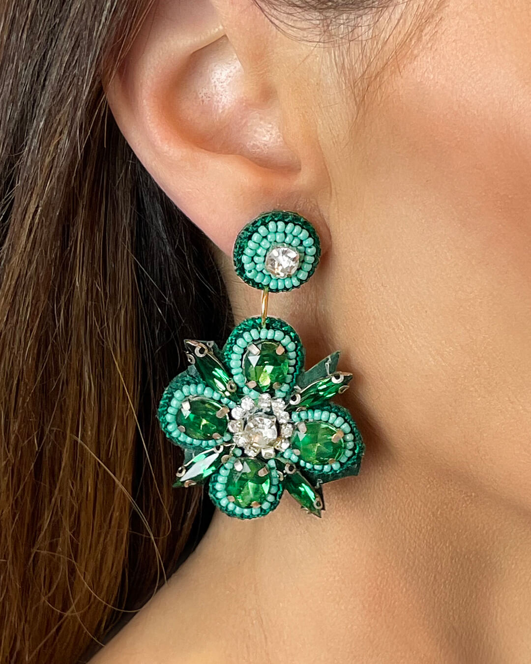 Wild Flower Jewel Earrings