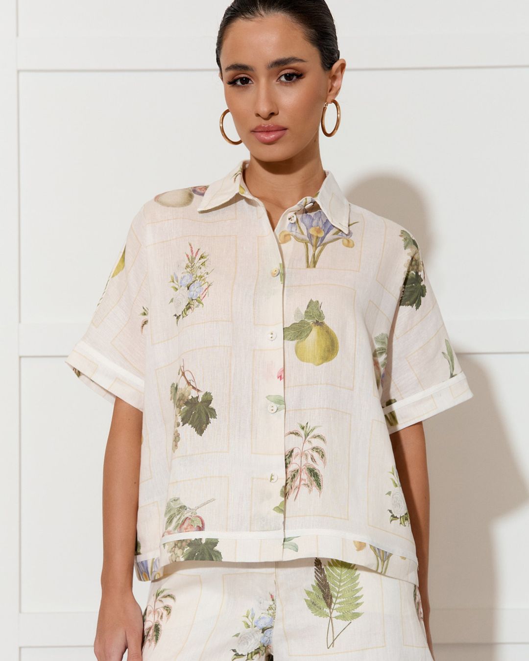 Millie Botanical Belle Short Sleeve Shirt