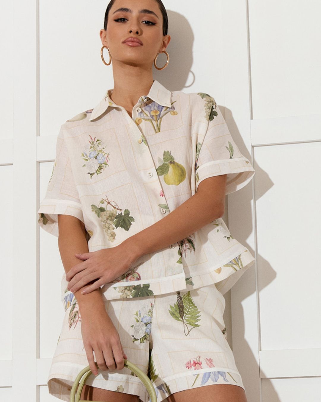 Millie Botanical Belle Short Sleeve Shirt