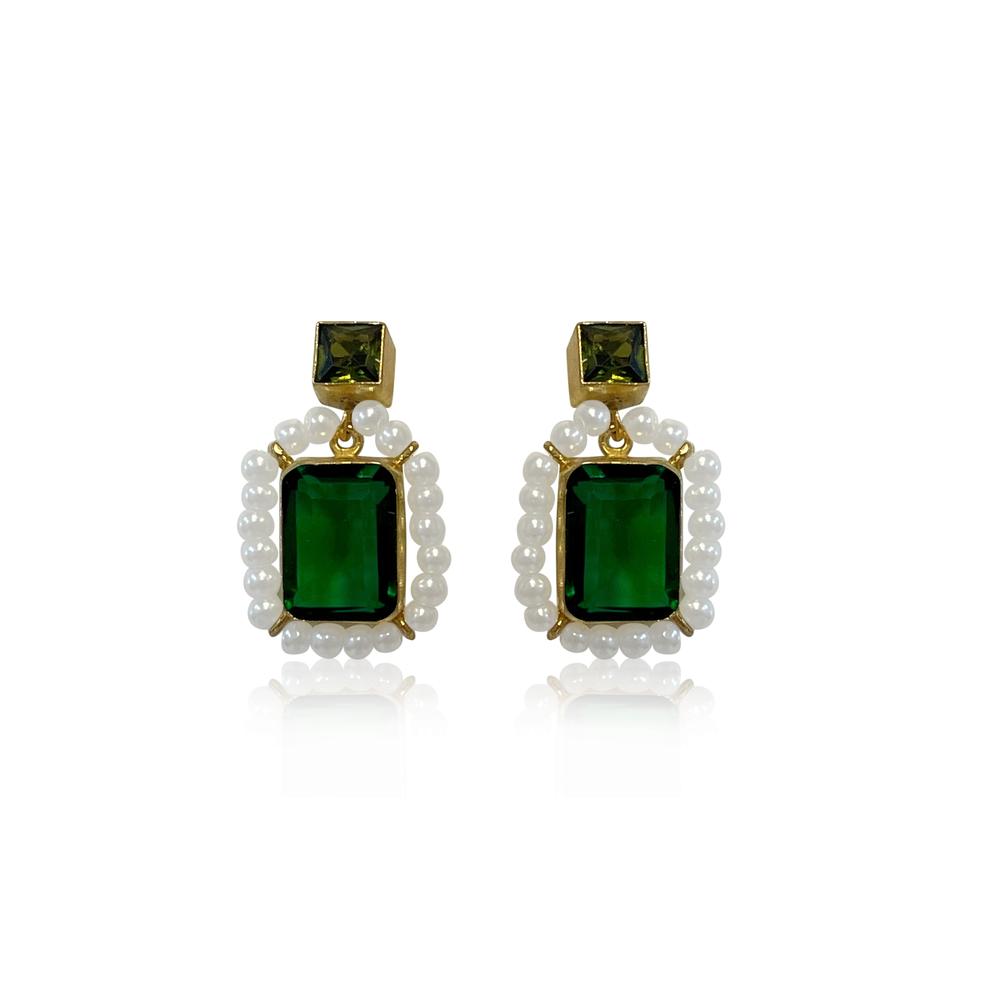 Jewel store drop earrings