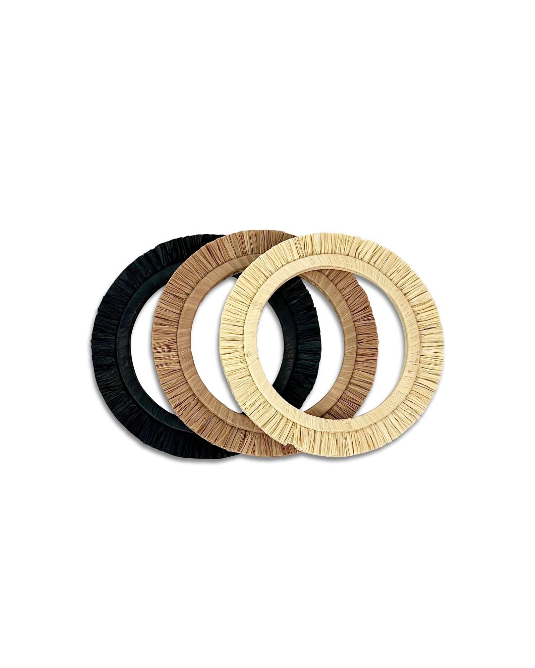 Zanzibar Raffia Bangles