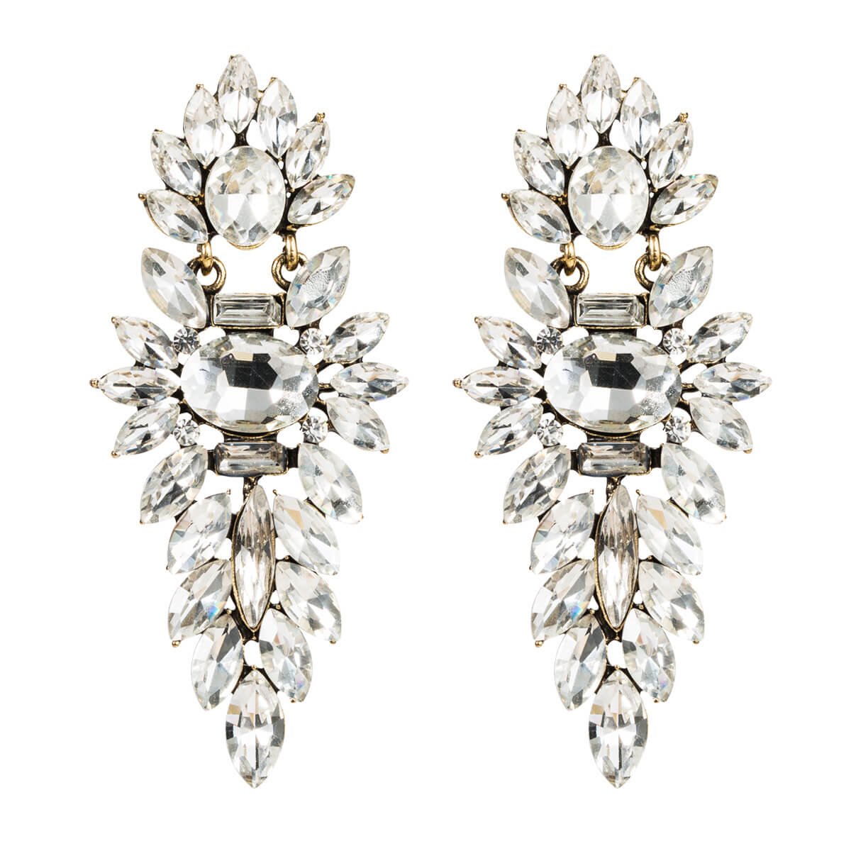 Big deals rhinestone earrings