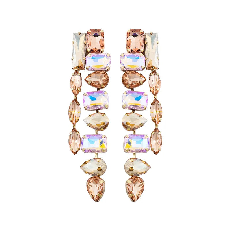 Clara Rhinestone Drop Earrings