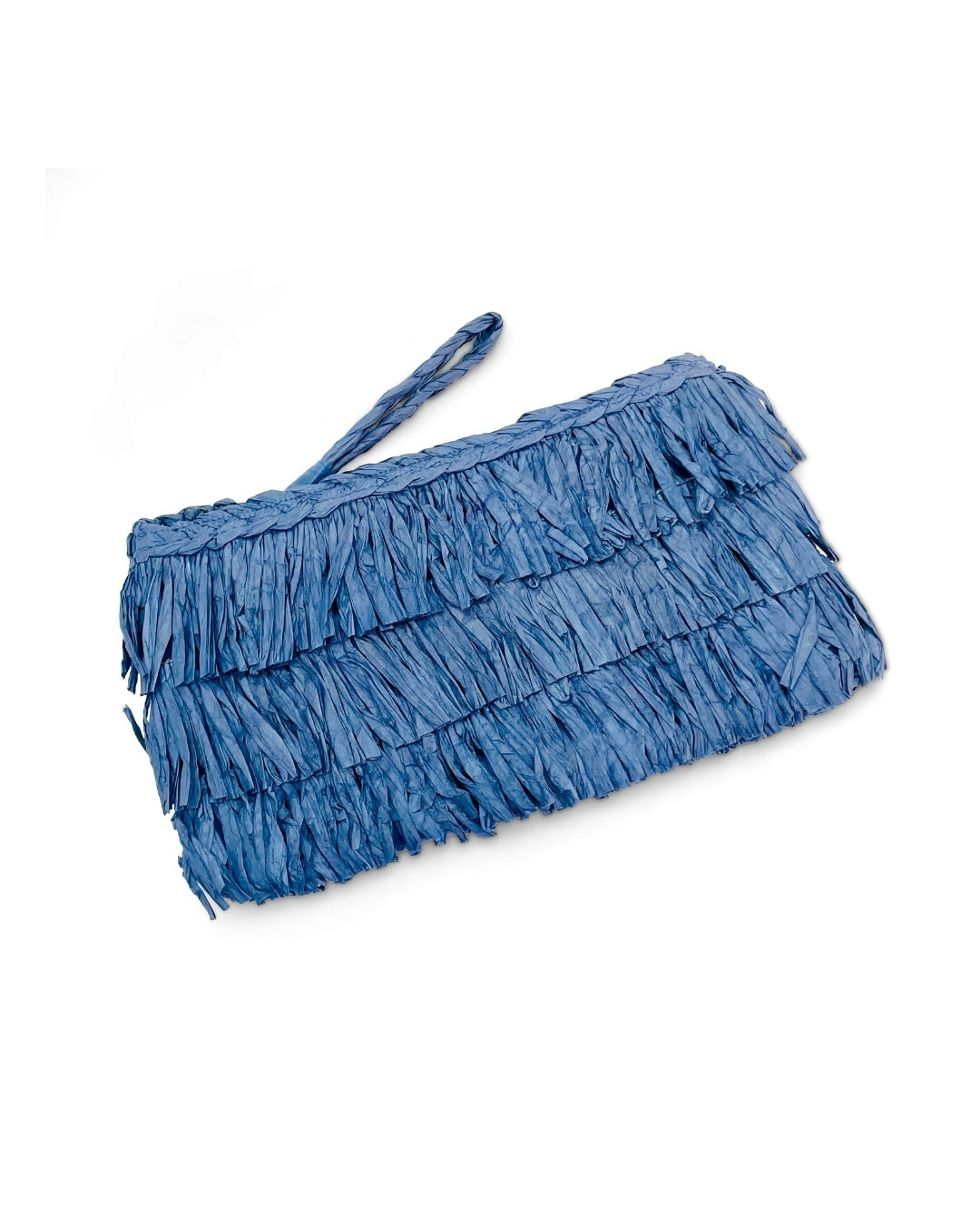 Asha Fringe Front Zip Top Pouch
