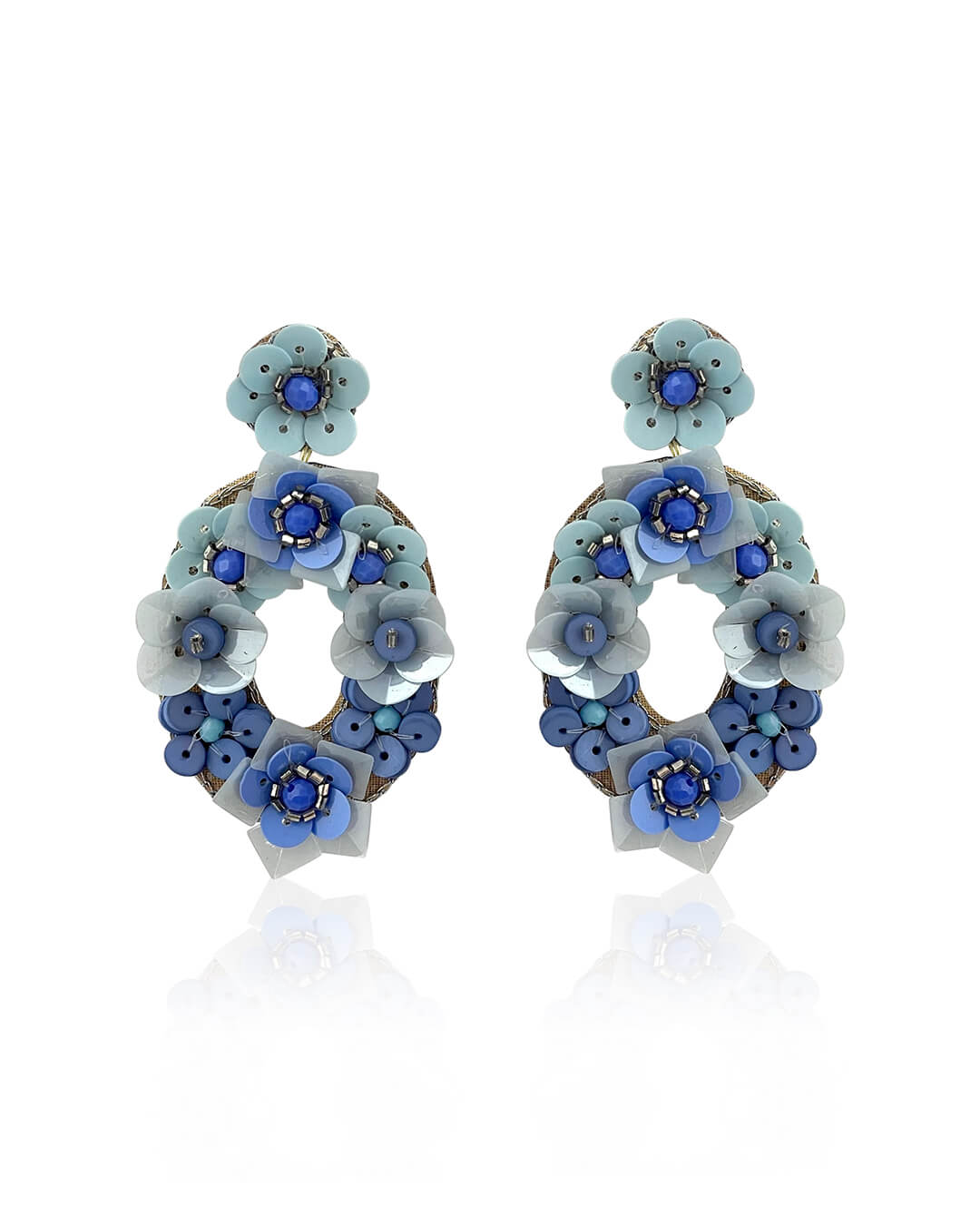 Azure Petal Earrings