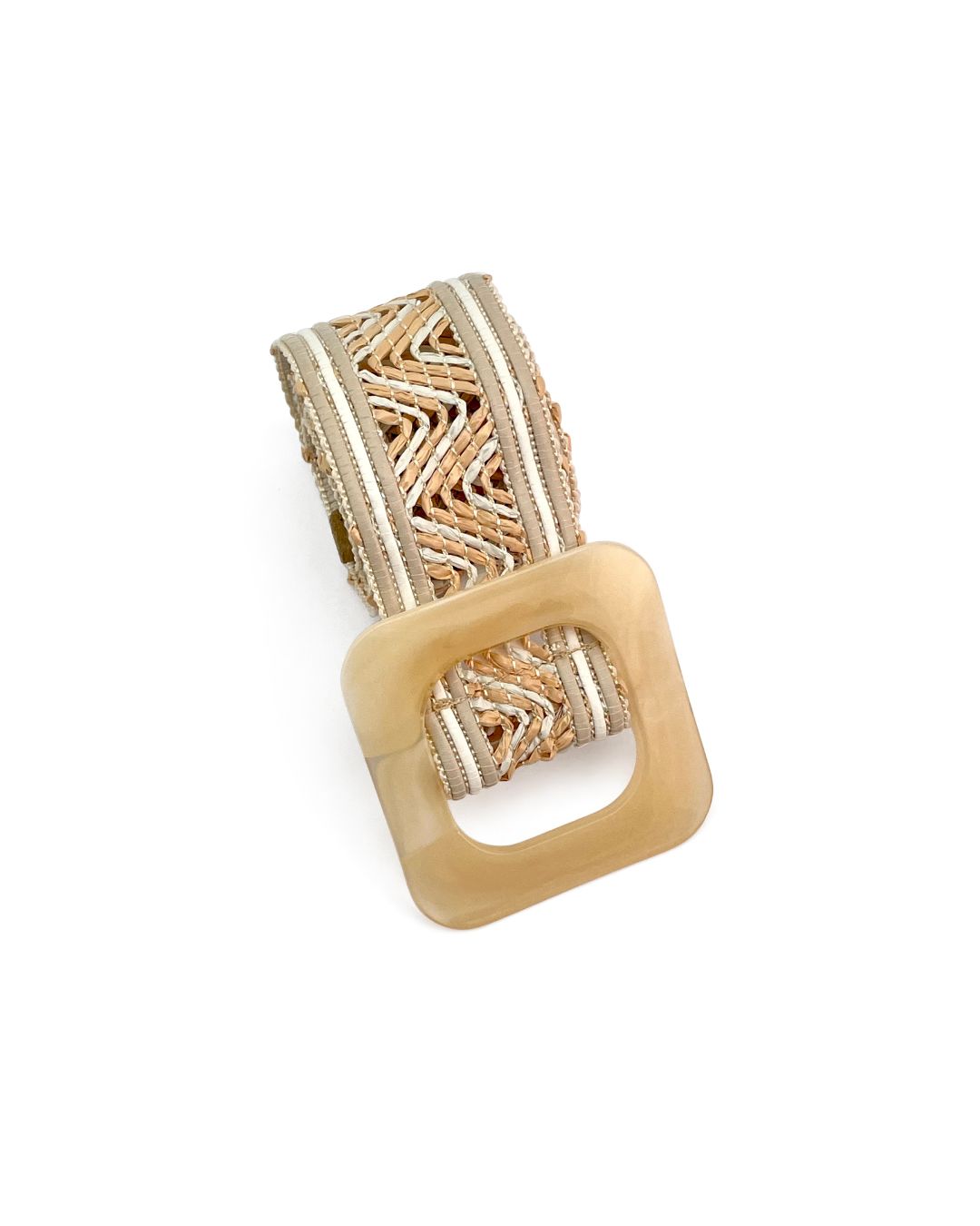 Braided Resin Buckle Belt