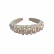 Fabric padded pearl headband