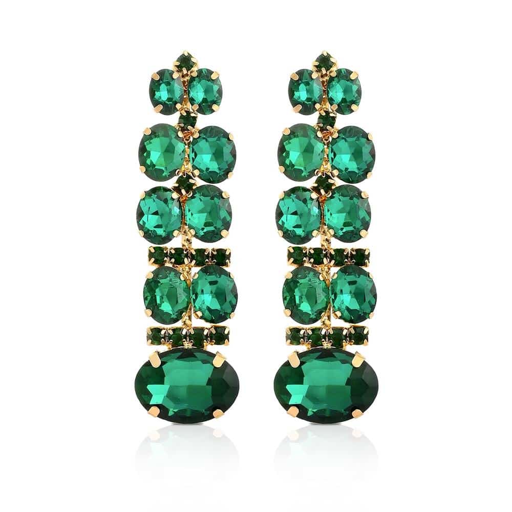 Cherie Rhinestone Drop Earrings