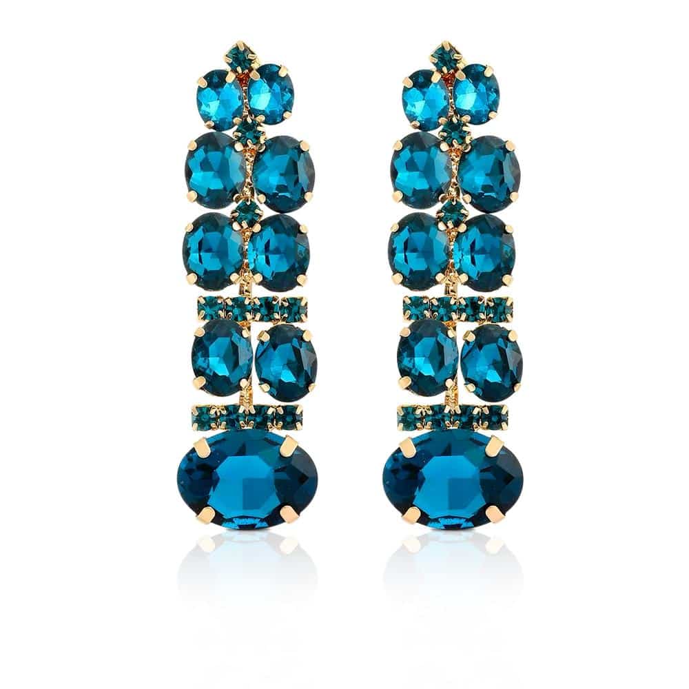 Cherie Rhinestone Drop Earrings