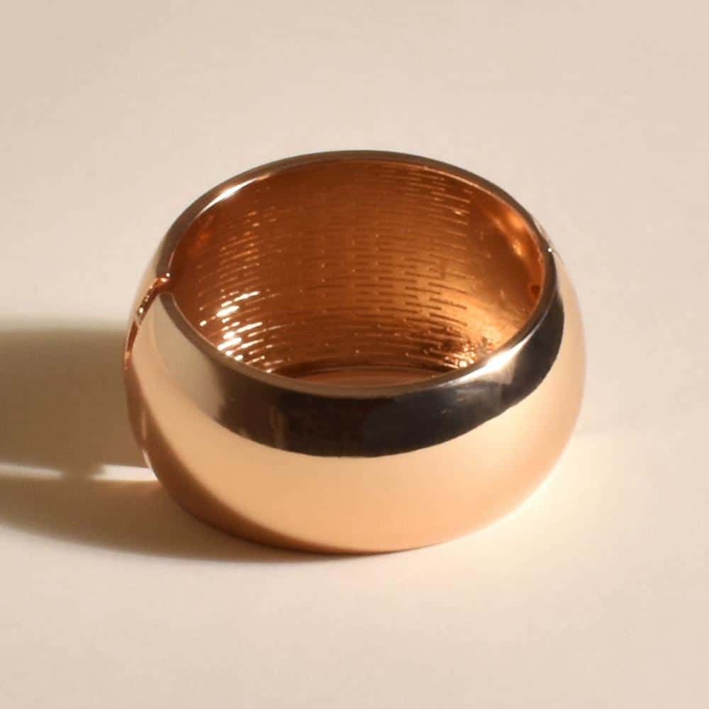 Chunk gold statement bangle