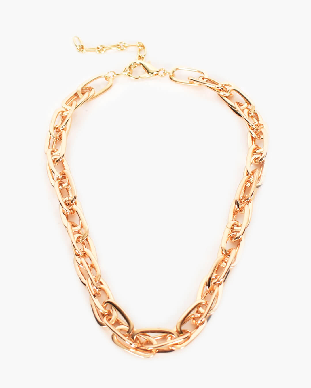 Double Link Short Chain Necklace