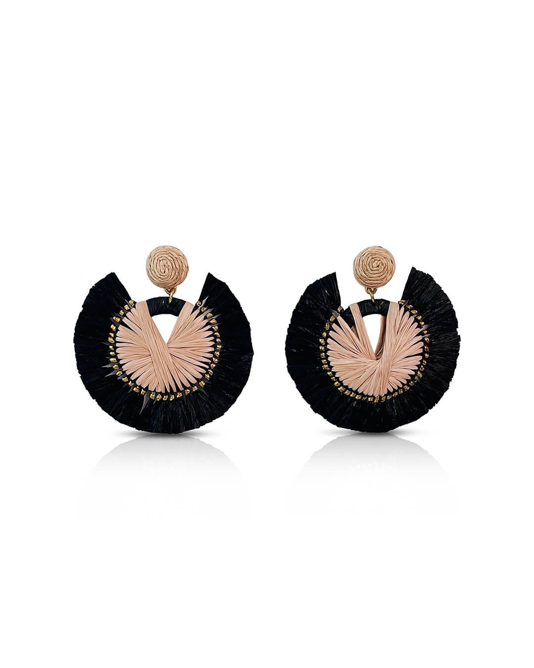 Elke Raffia Earrings