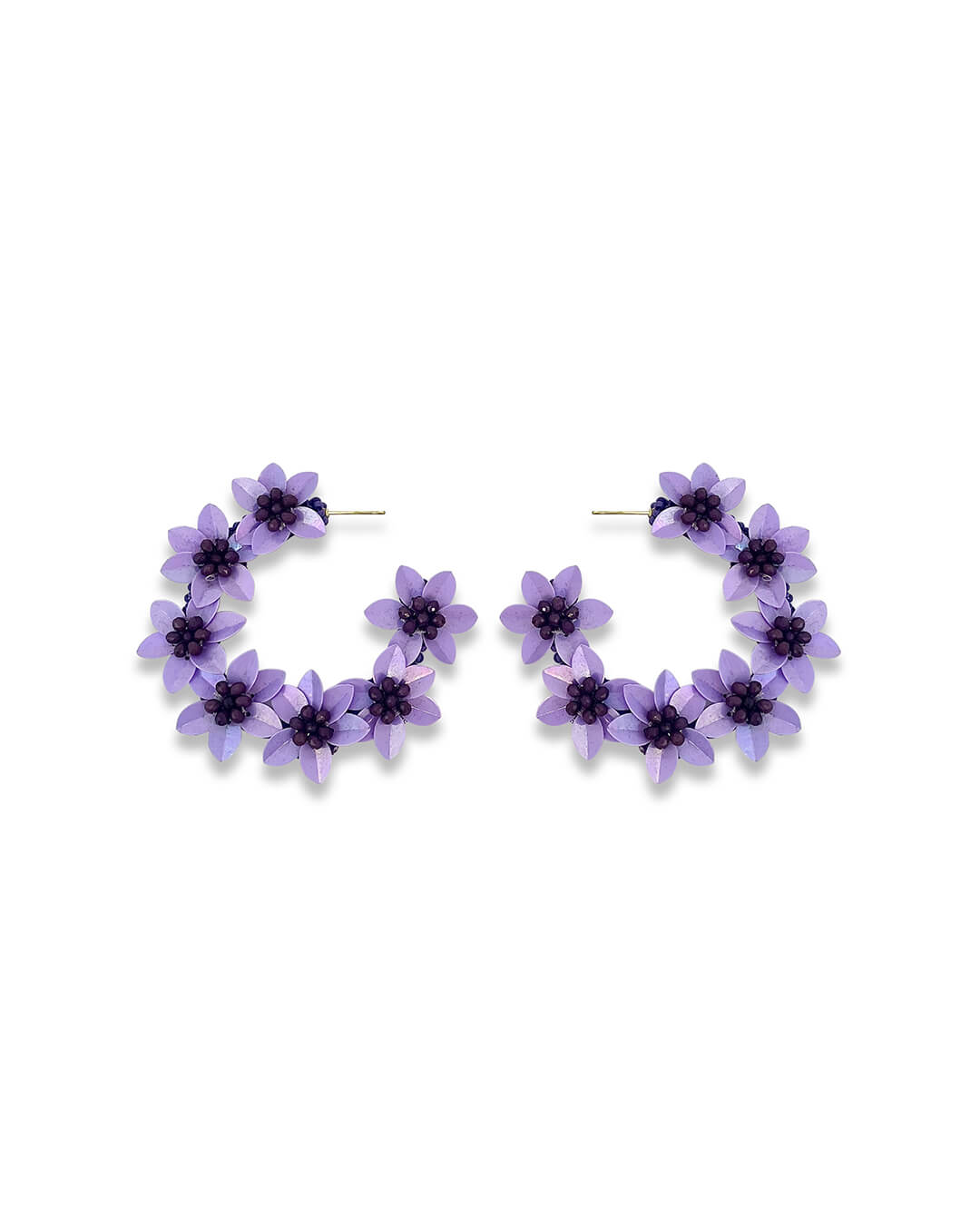 Florence Flower Hoop Earrings
