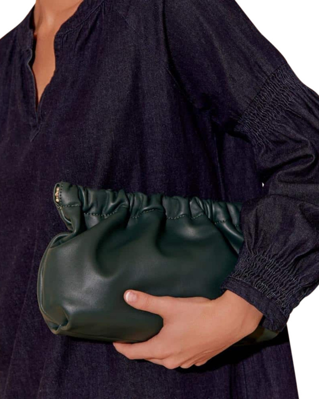Gathered Cross Body Bag