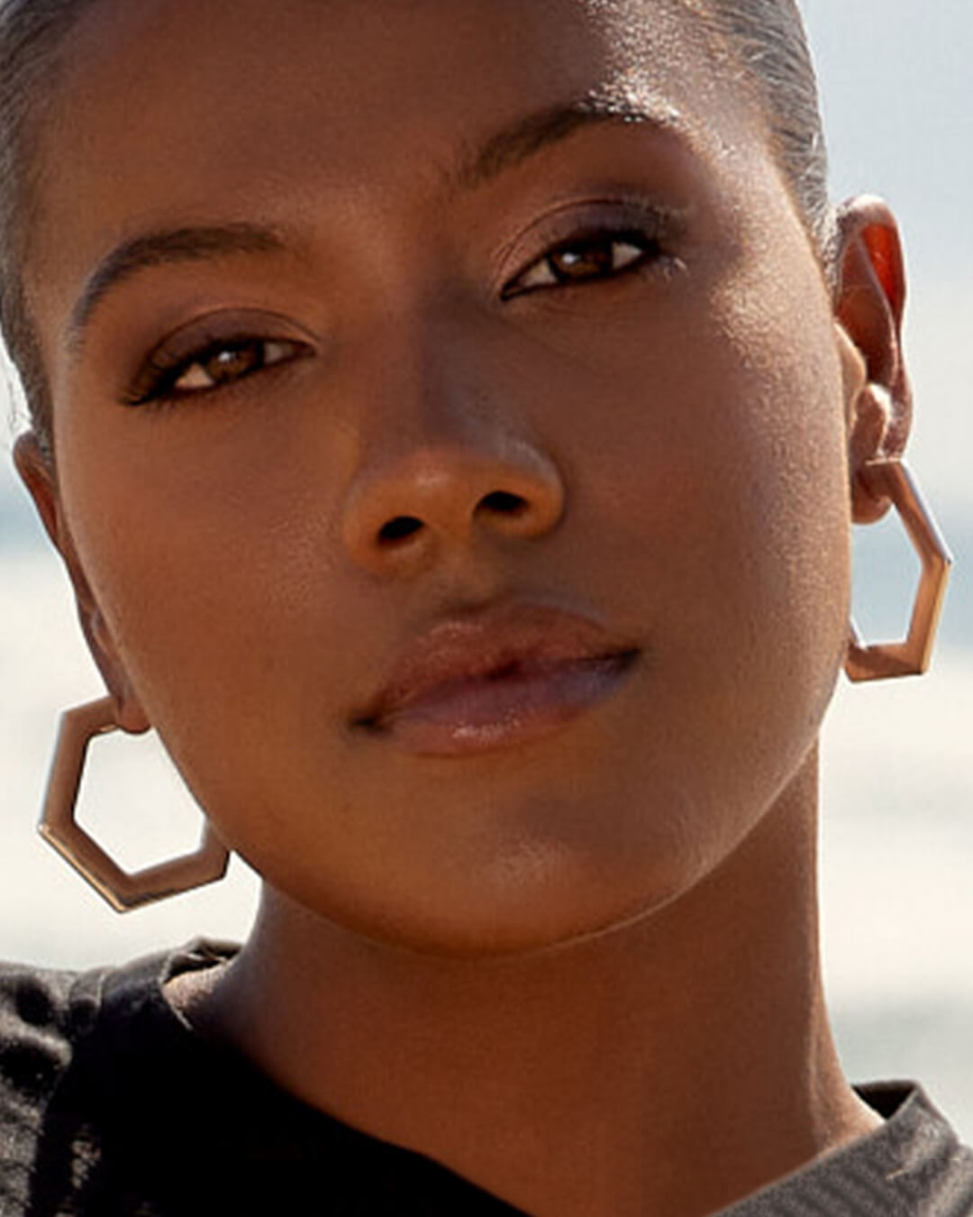 Geo Shapes Metal Hoops