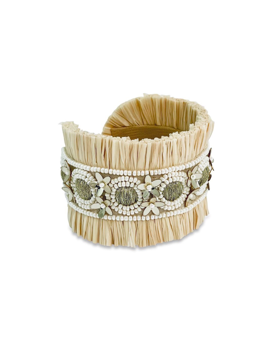 Jayne Raffia Cuff