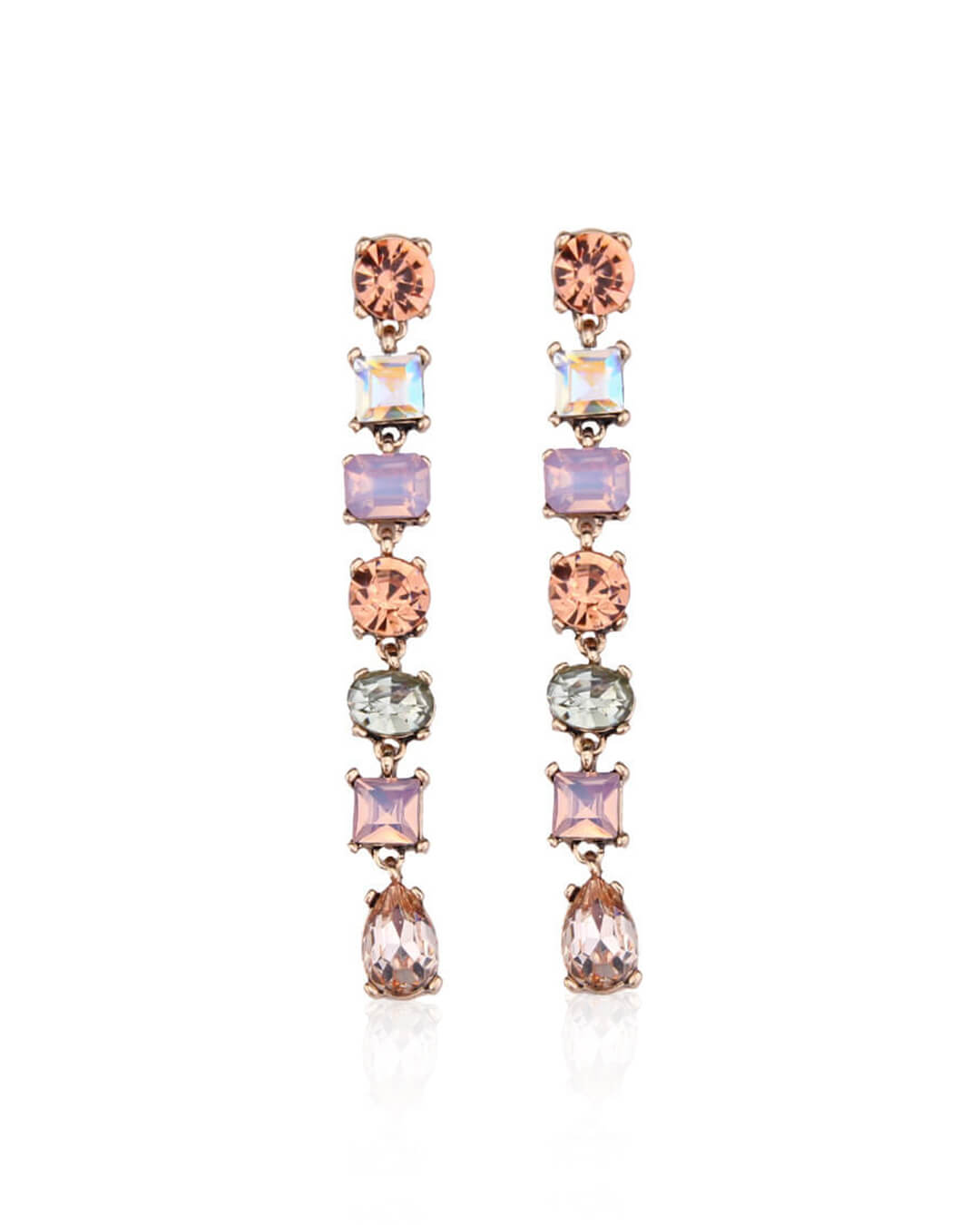Kelly Crystal Drop Earrings