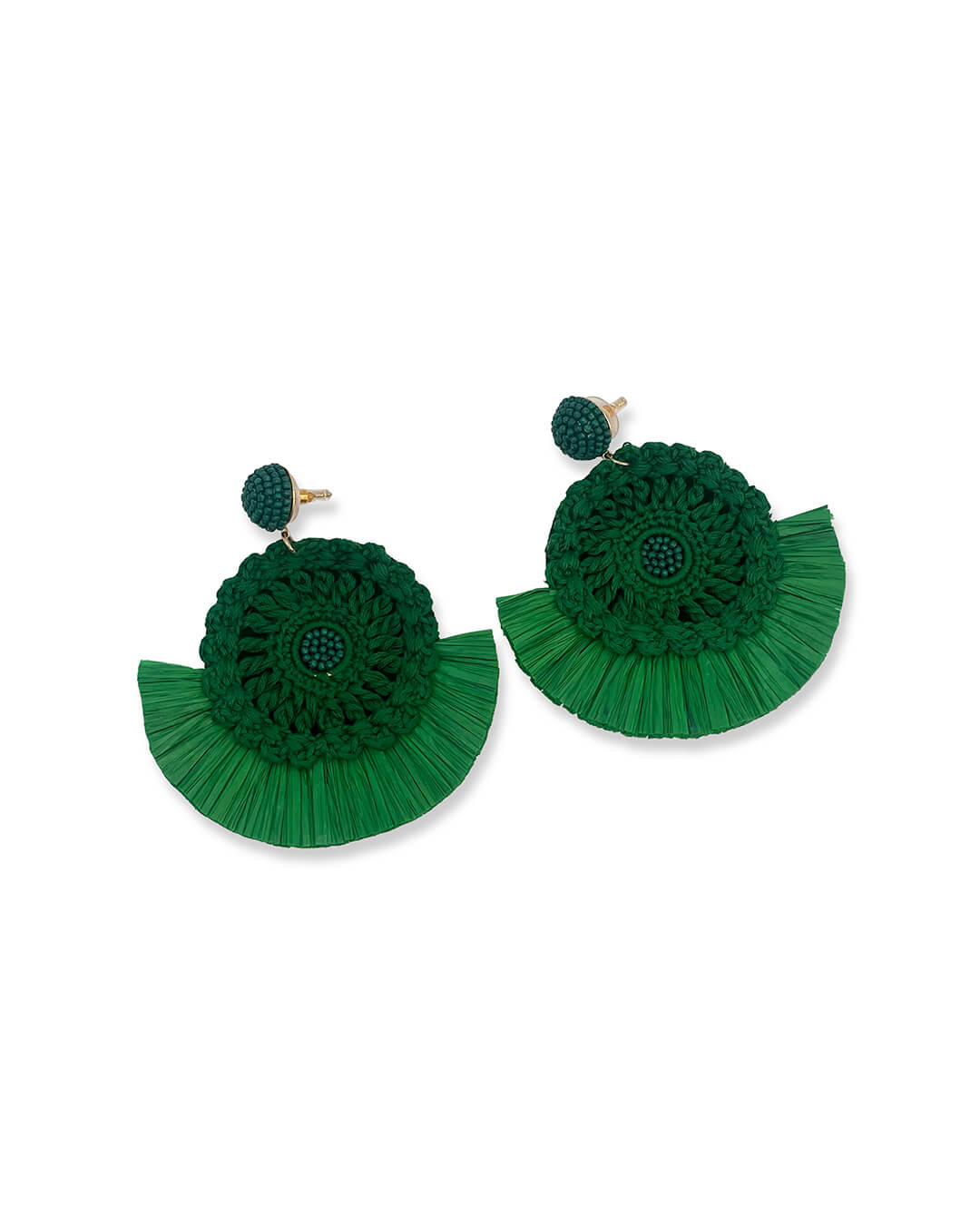 Large Crochet Statement Earrings