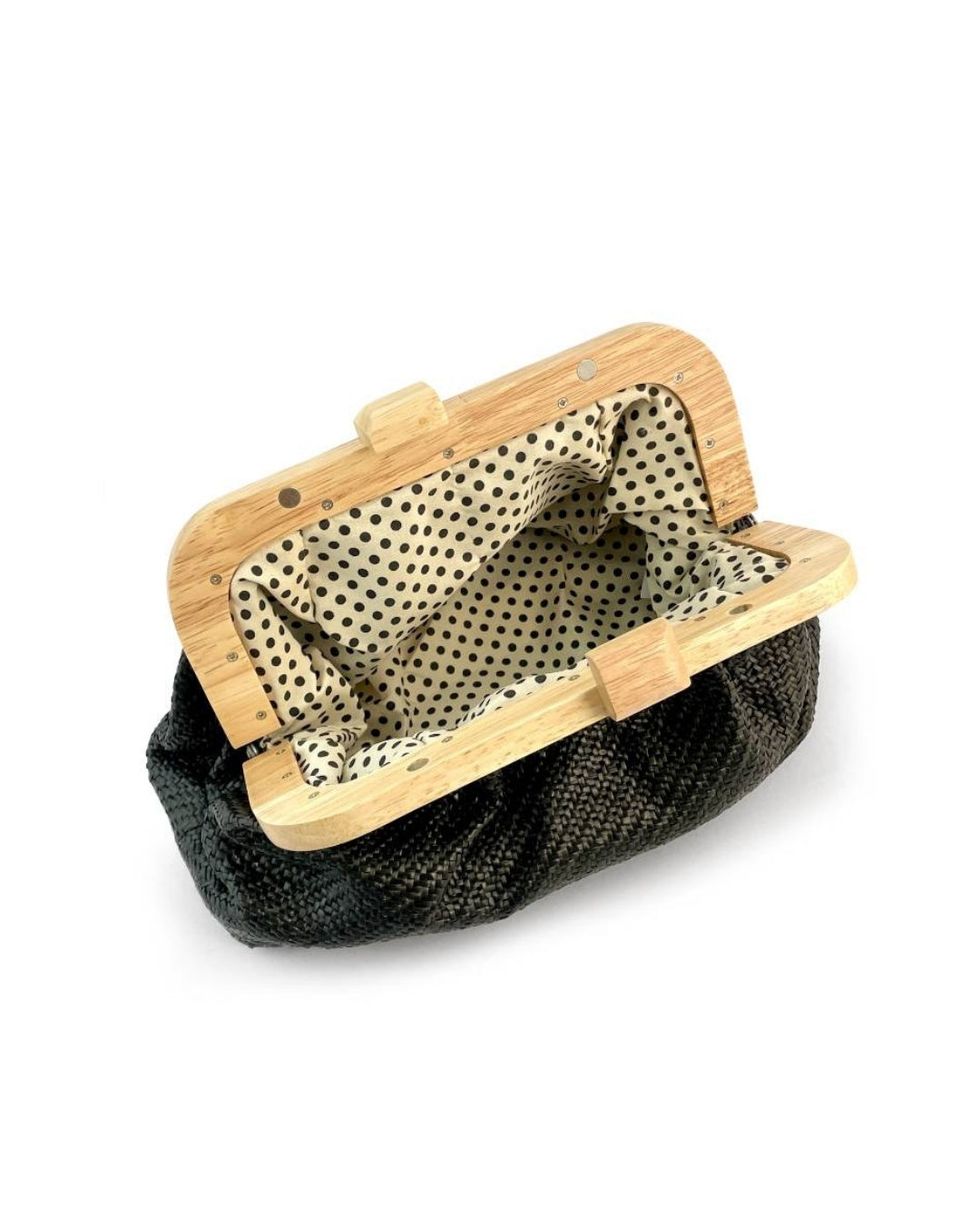 Maeve Timber Framed Clutch Bag