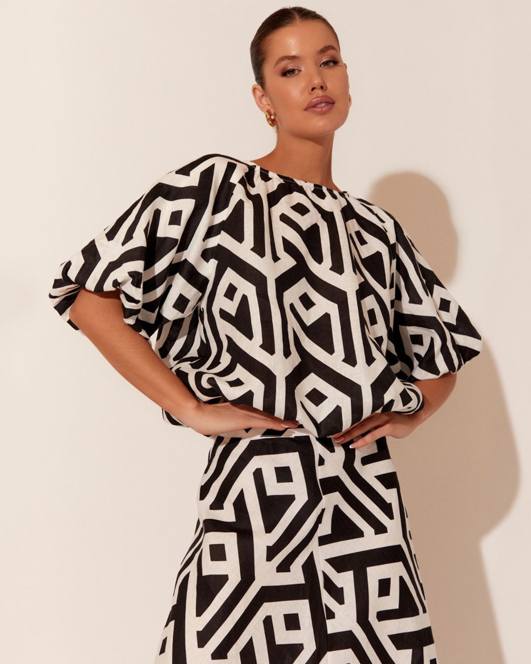 Micah Geometric Top