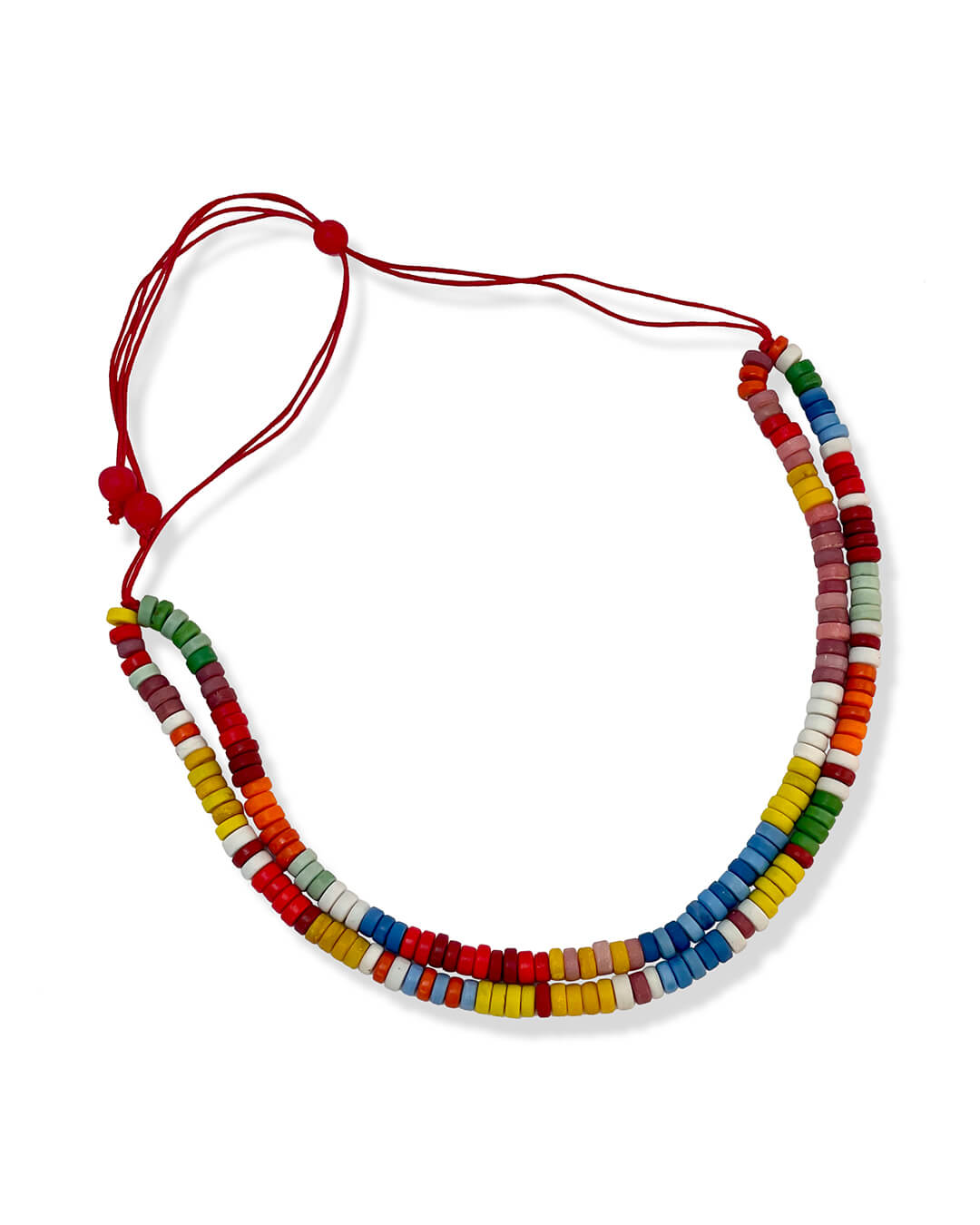 Mixed Bead Dual Layer Necklace