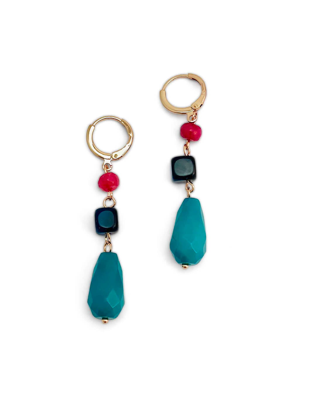 Multi Drop French Hook Earrings